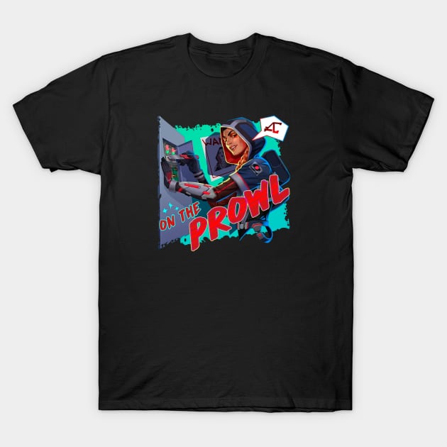 Loba - On The Prowl T-Shirt by Paul Draw